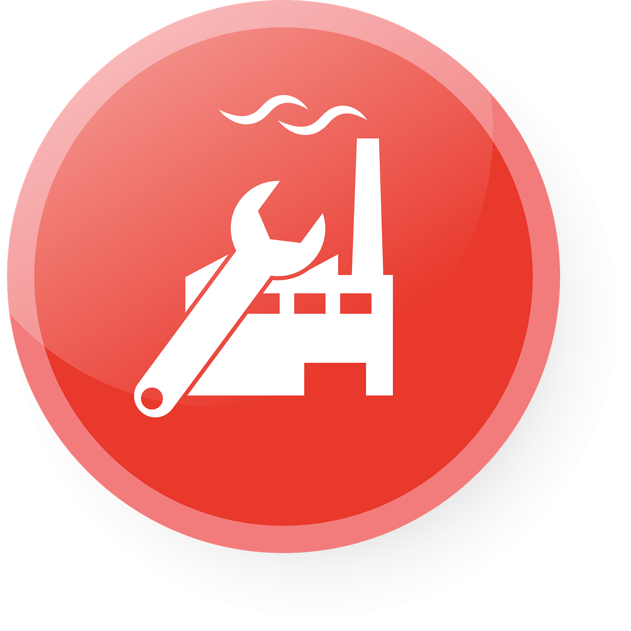 Global technology companies and digital economy illustration